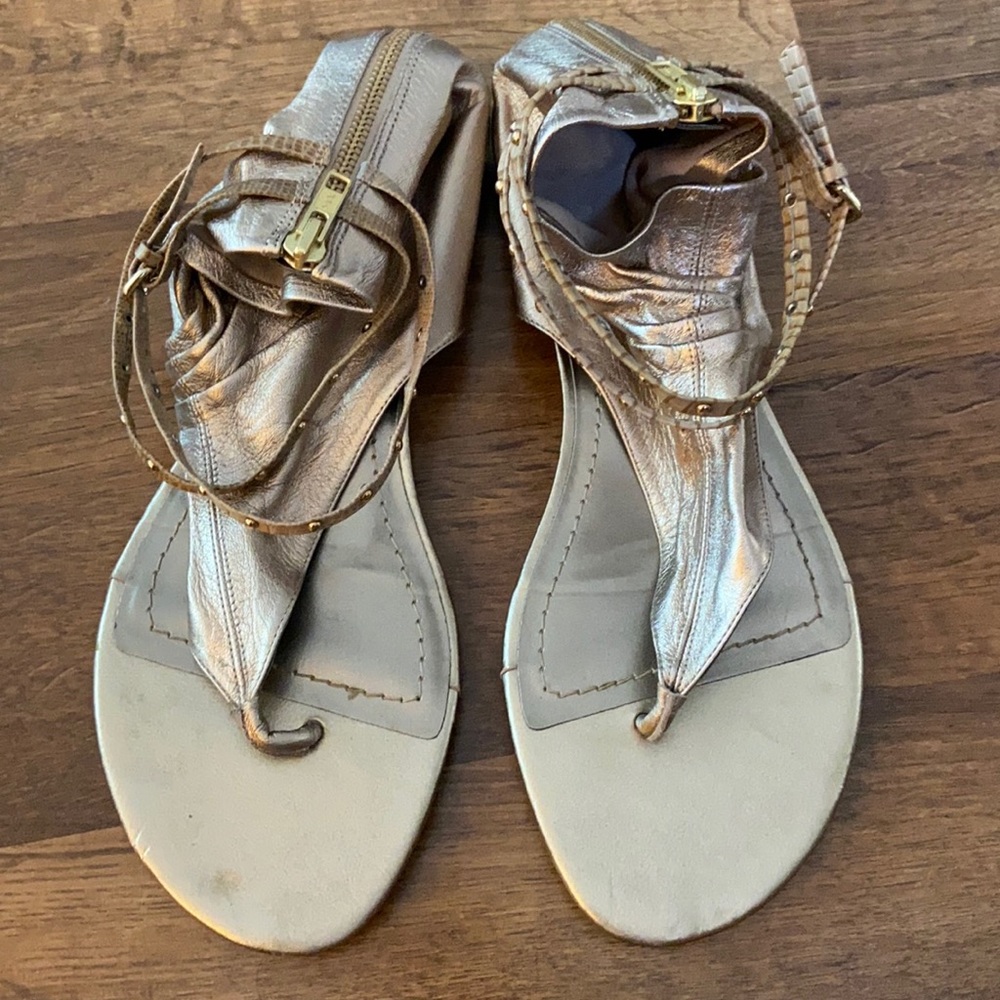 Arturo Chiang Leather Sandals; gentle use.